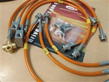 Brzdové hadice pancéřové Nissan Patrol Y61 a GU4 pro lift 1"- 5" Full set Brzdové hadice pancéřové Nissan Patrol Y61 a GU4 pro lift 1"- 5" Full set